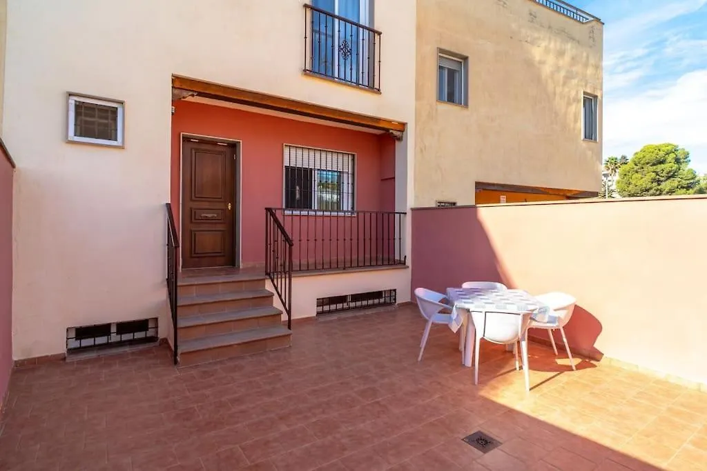 Adosado Con Vistas Al Mar Desde La Piscina Con Bbq Villa Velez Malaga