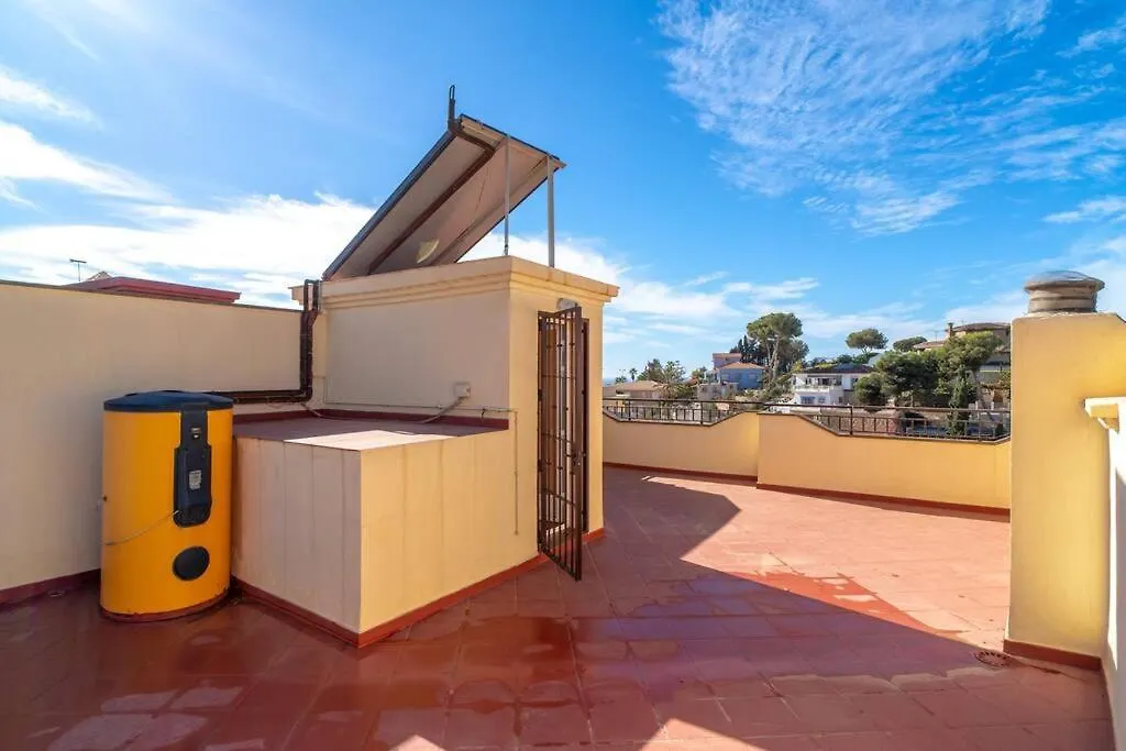Adosado Con Vistas Al Mar Desde La Piscina Con Bbq Villa Velez Malaga